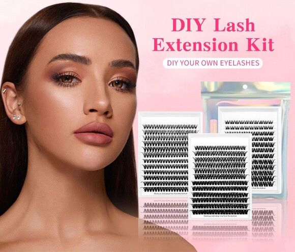Unbranded Other - DIY Lash Extension Kit • Individual Lash Clusters • Choose Your Length